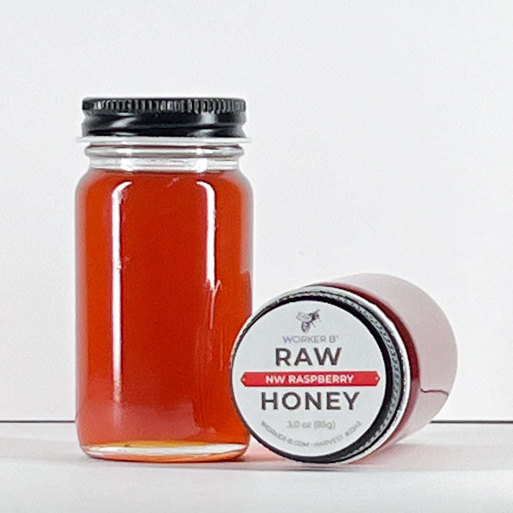 Northwestern Raspberry Raw Honey (Mini)