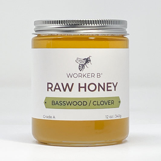 Basswood Clover Raw Honey