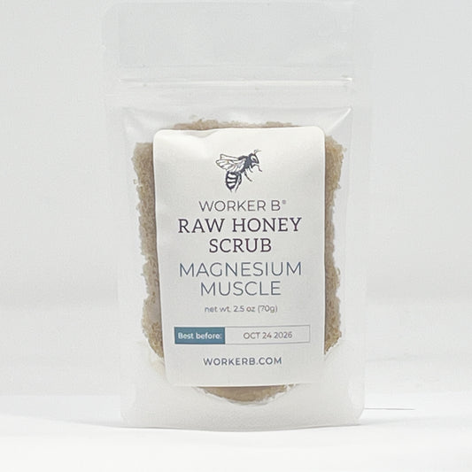 Magnesium Muscle Raw Honey Scrub (Travel)