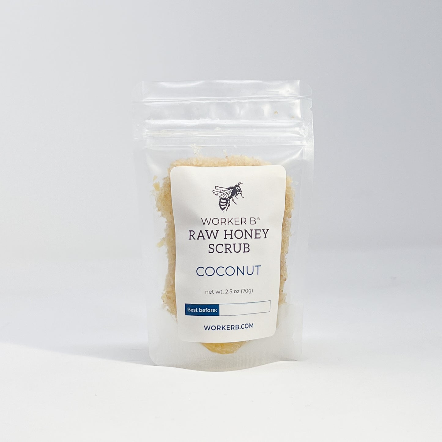 Coconut Raw Honey Scrub (Travel)