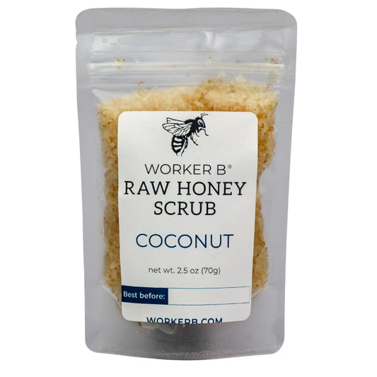 Coconut Raw Honey Scrub (Travel)