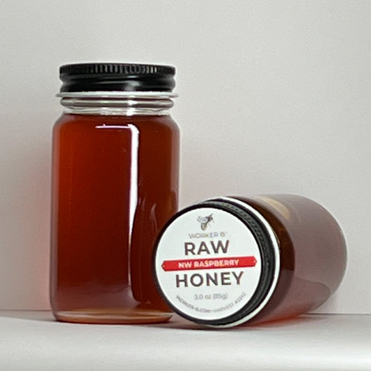 Northwestern Raspberry Raw Honey (Mini)