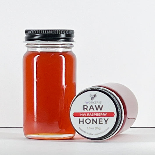 Northwestern Raspberry Raw Honey (Mini)
