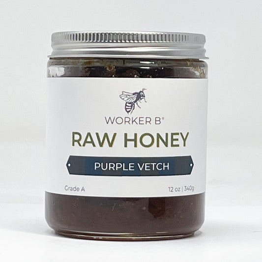 Purple Vetch Raw Honey