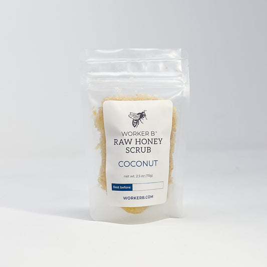 Coconut Raw Honey Scrub (Travel)