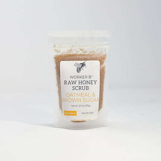 Oatmeal and Brown Sugar Raw Honey Scrub (Travel)